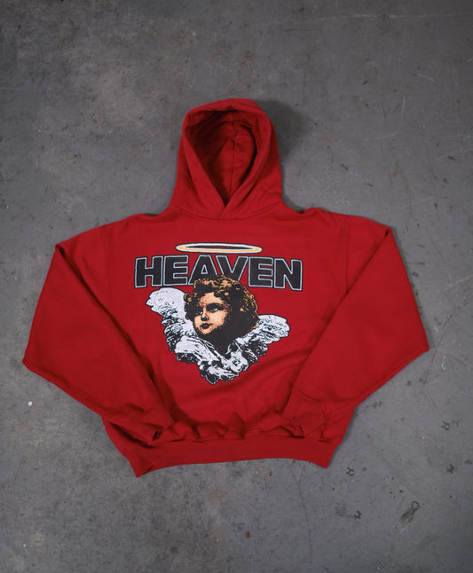 Heaven “Cherub Hoodie” Red