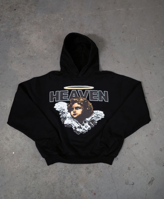 Heaven “Cherub Hoodie” Black