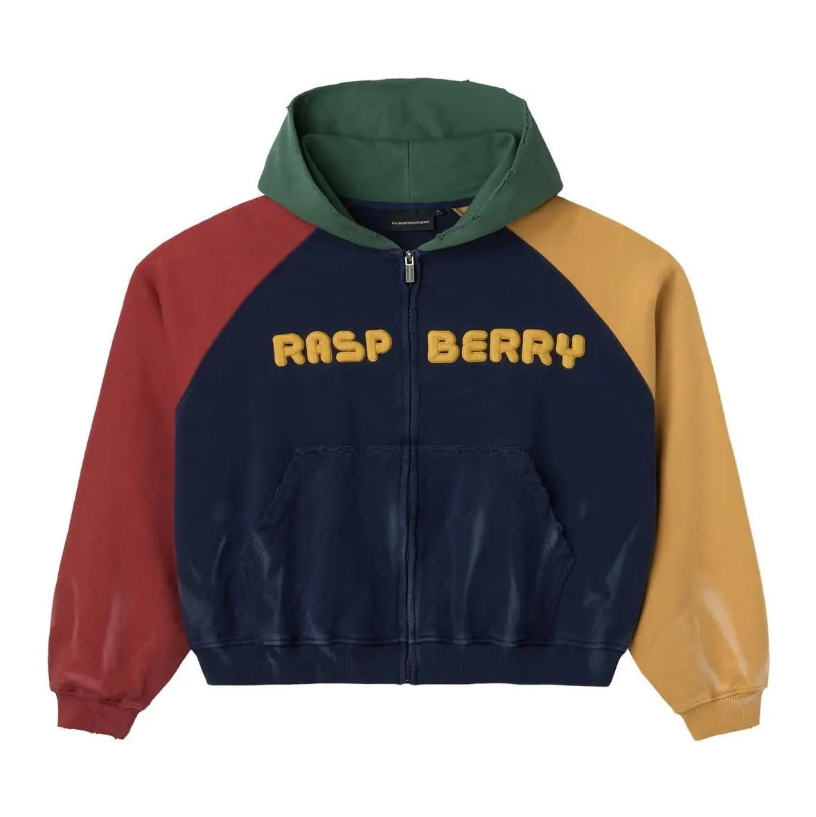 GV Gallery Raspberry Colorblock Zip Up