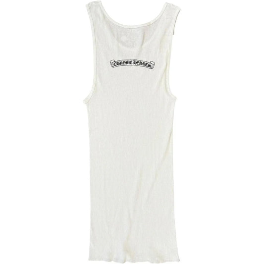 CHROME HEARTS SCROLL LOGO RIB TANK
