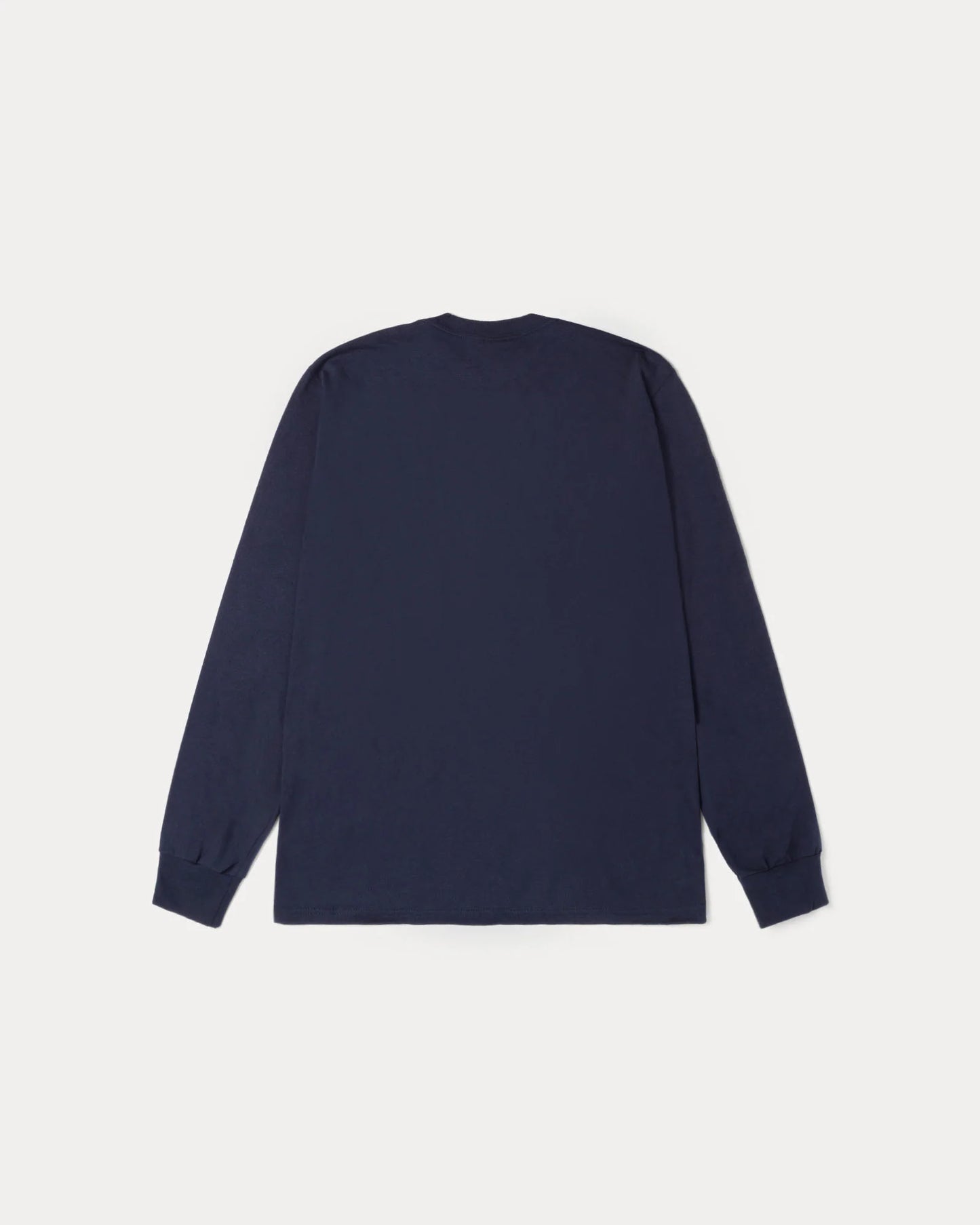 STUSSY MIRROR L/S TEE (NAVY)