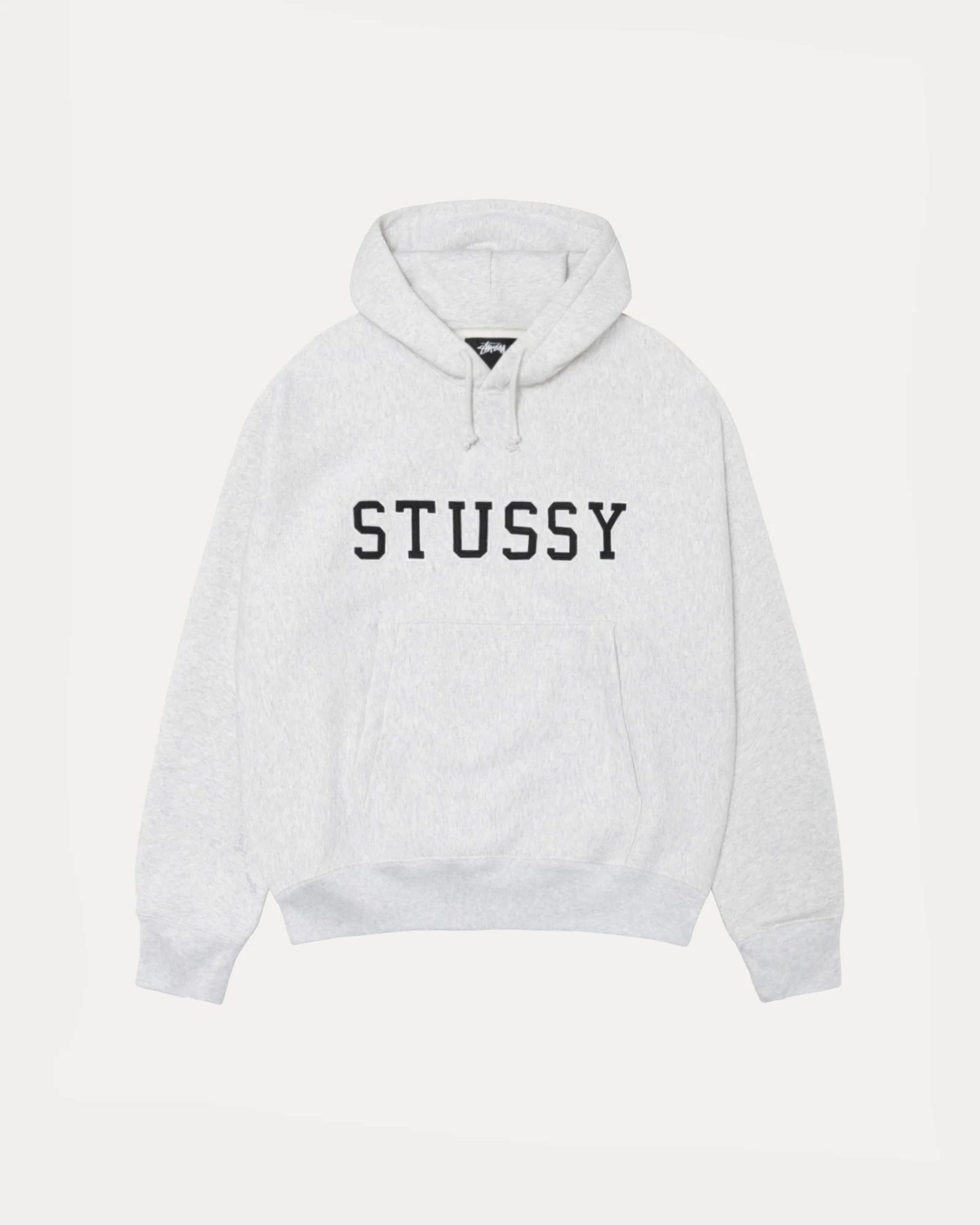 STUSSY APPLIQUÉ HOODIE (ASH HEATHER)