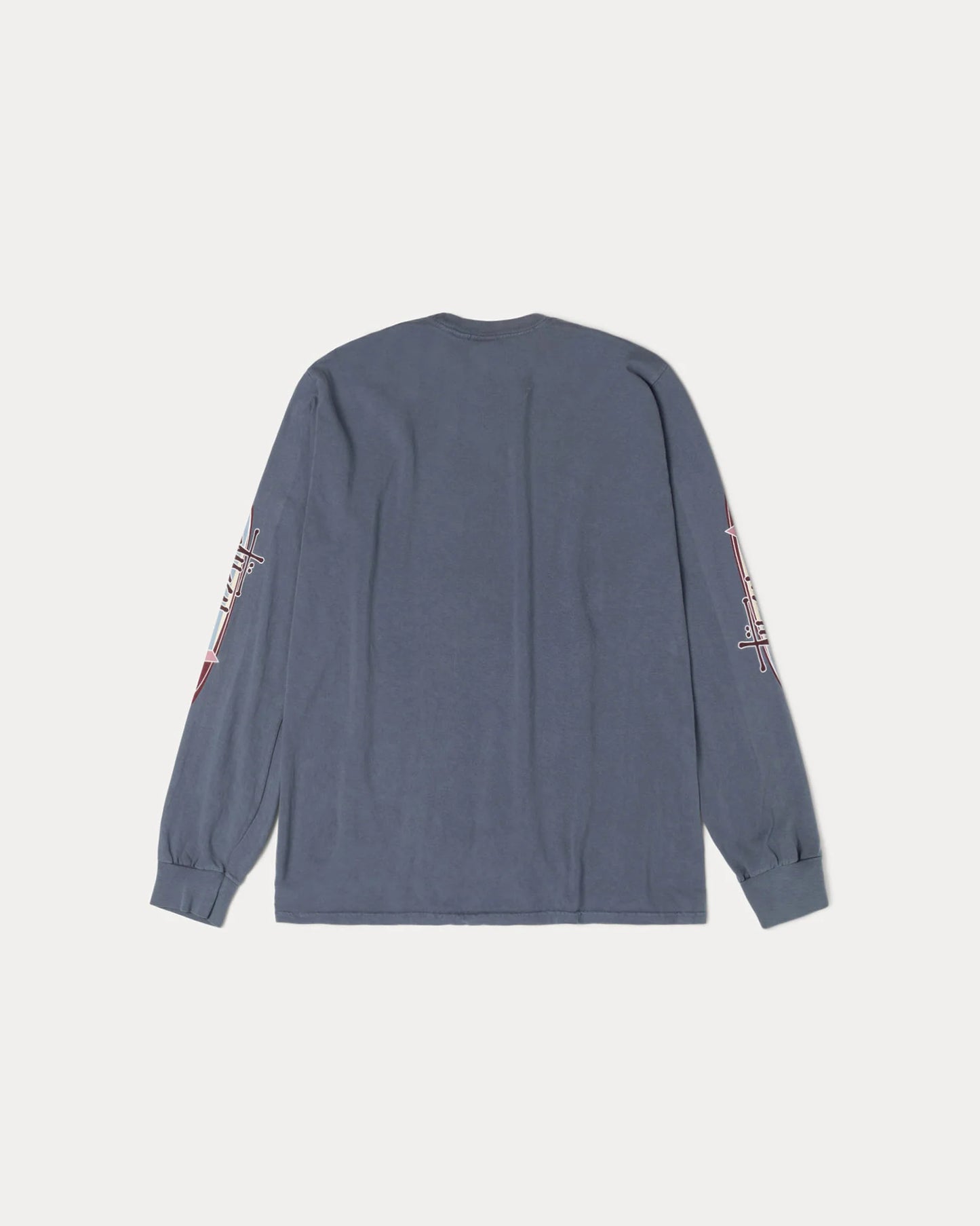 STUSSY TWO STAR PIGMENT DYED L/S (NAVY)