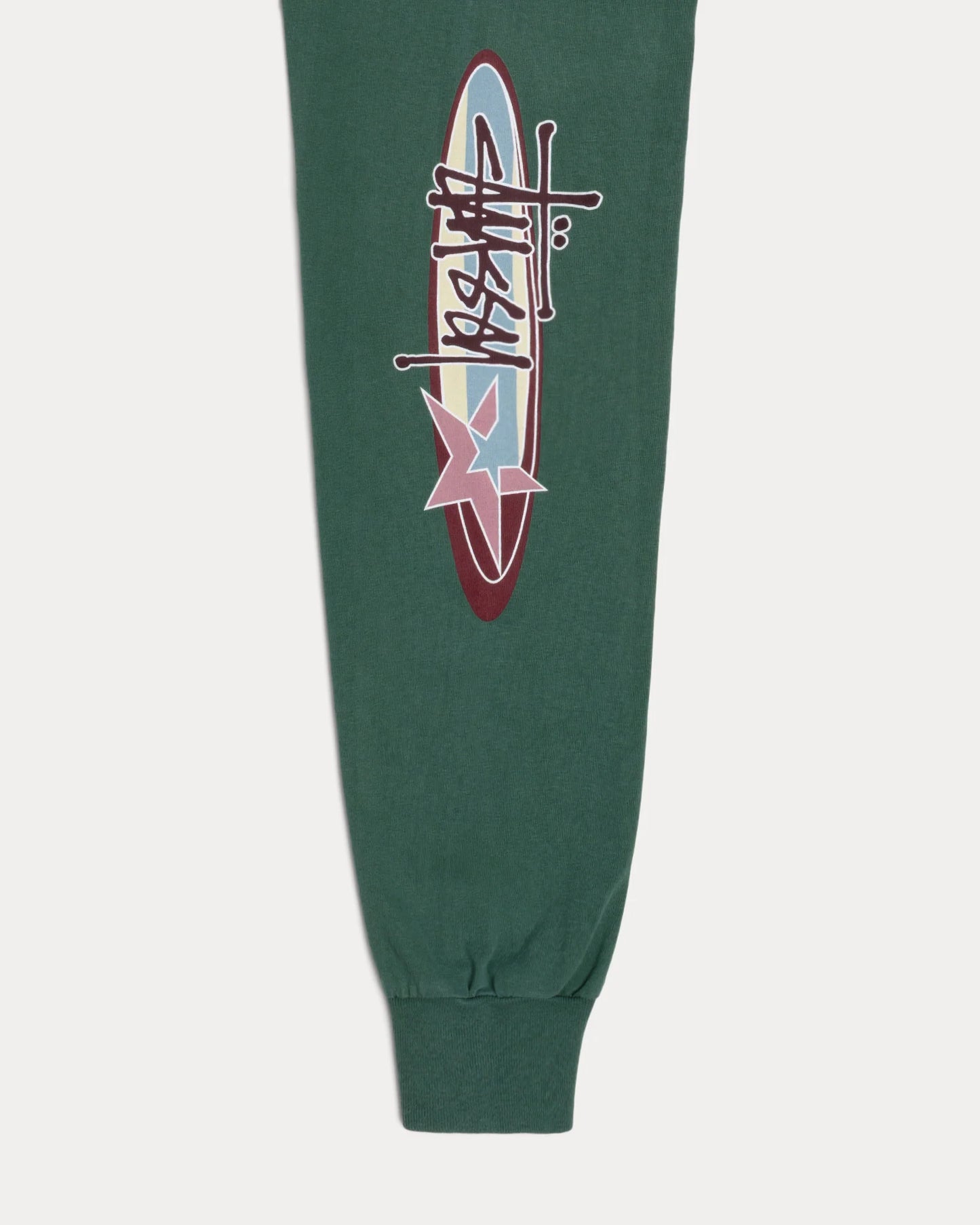STUSSY TWO STAR PIGMENT DYED L/S (PINE)
