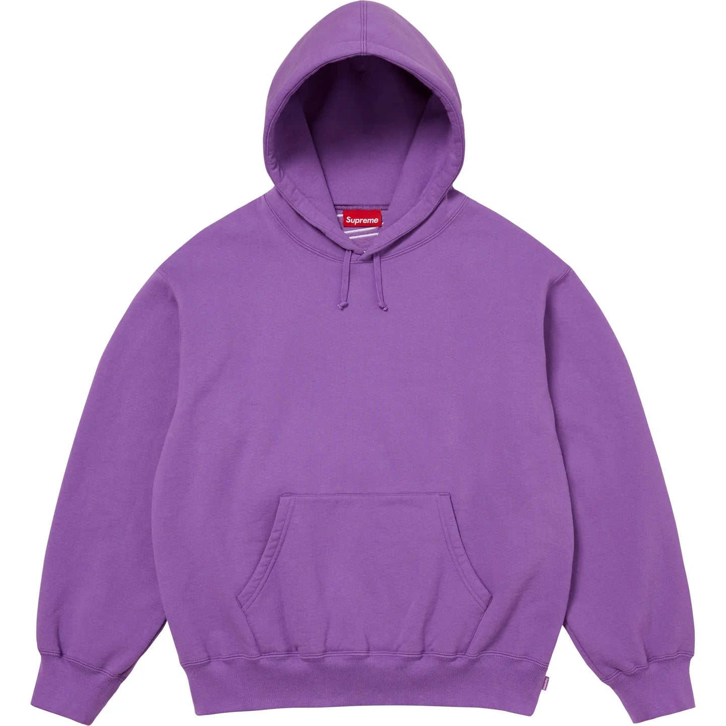 Supreme Satin Appliqué Hoodie (Purple)
