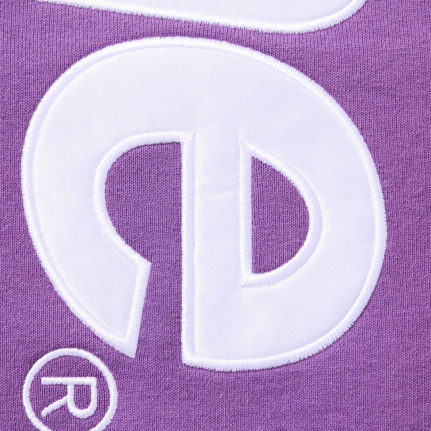 Supreme Satin Appliqué Hoodie (Purple)