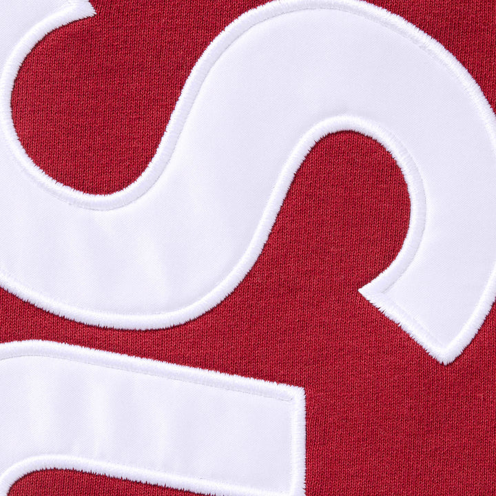 Supreme Satin Appliqué Sweatpants (Dark Red)