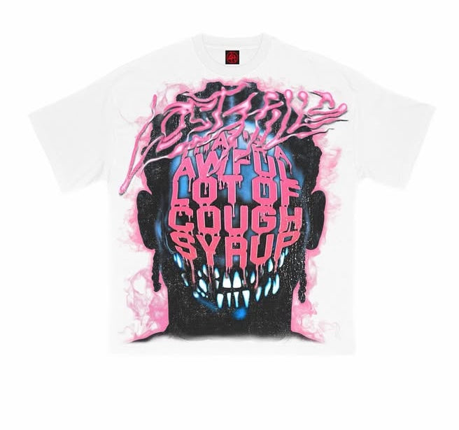 ALOCS x Lost Hills Tee White/Pink