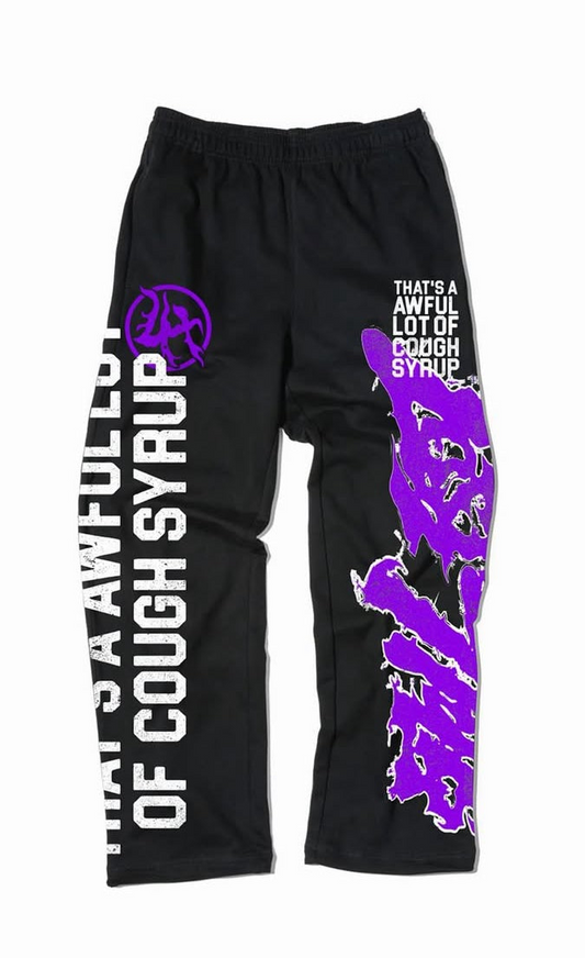 ALOCS x Lost Hills V1 Black Sweatpants
