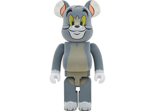 Medicom Bearbrick Tom and Jerry: Tom Flocky 1000% *Preowned*