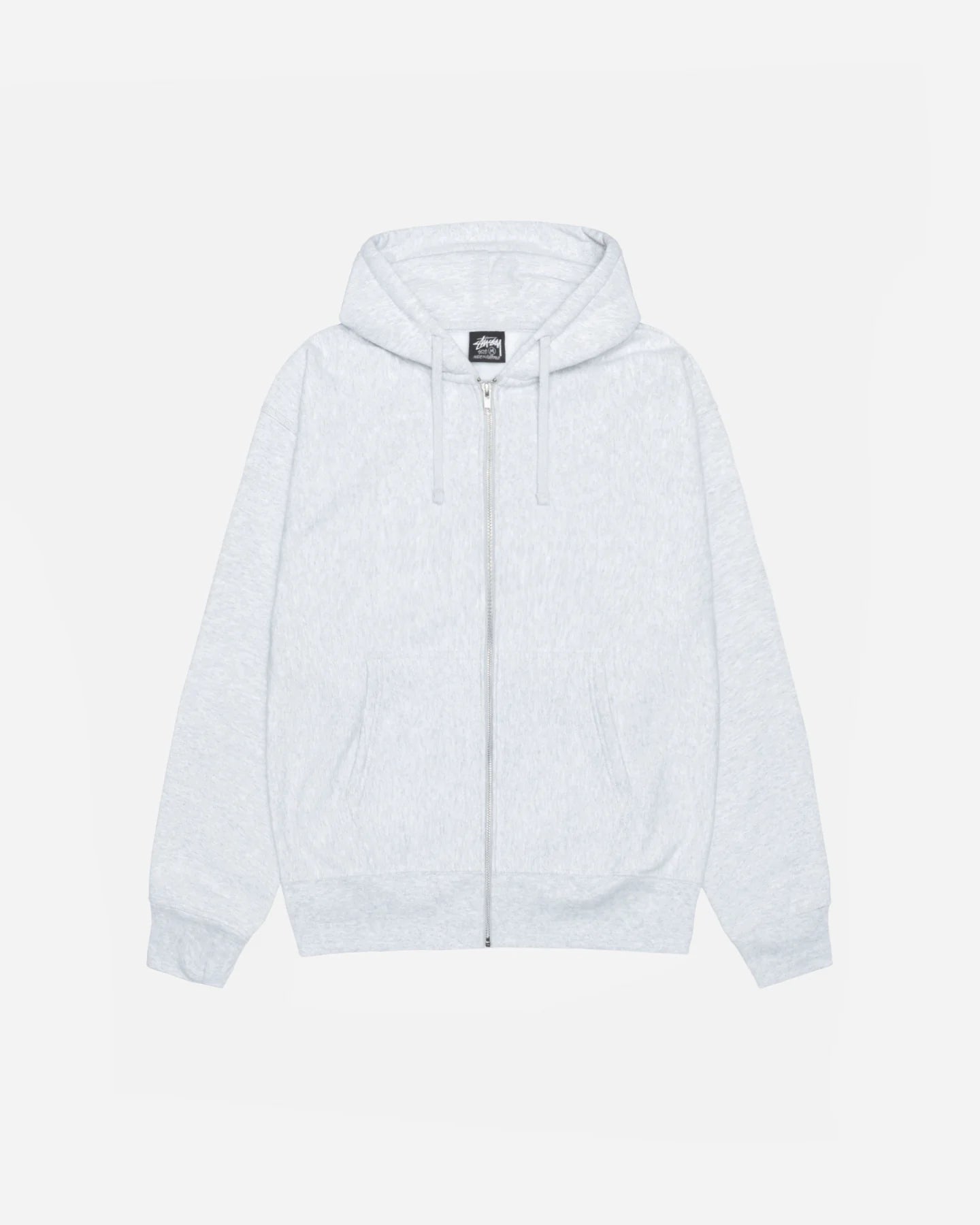 Stussy Tonal Grey Zipup Hoodie