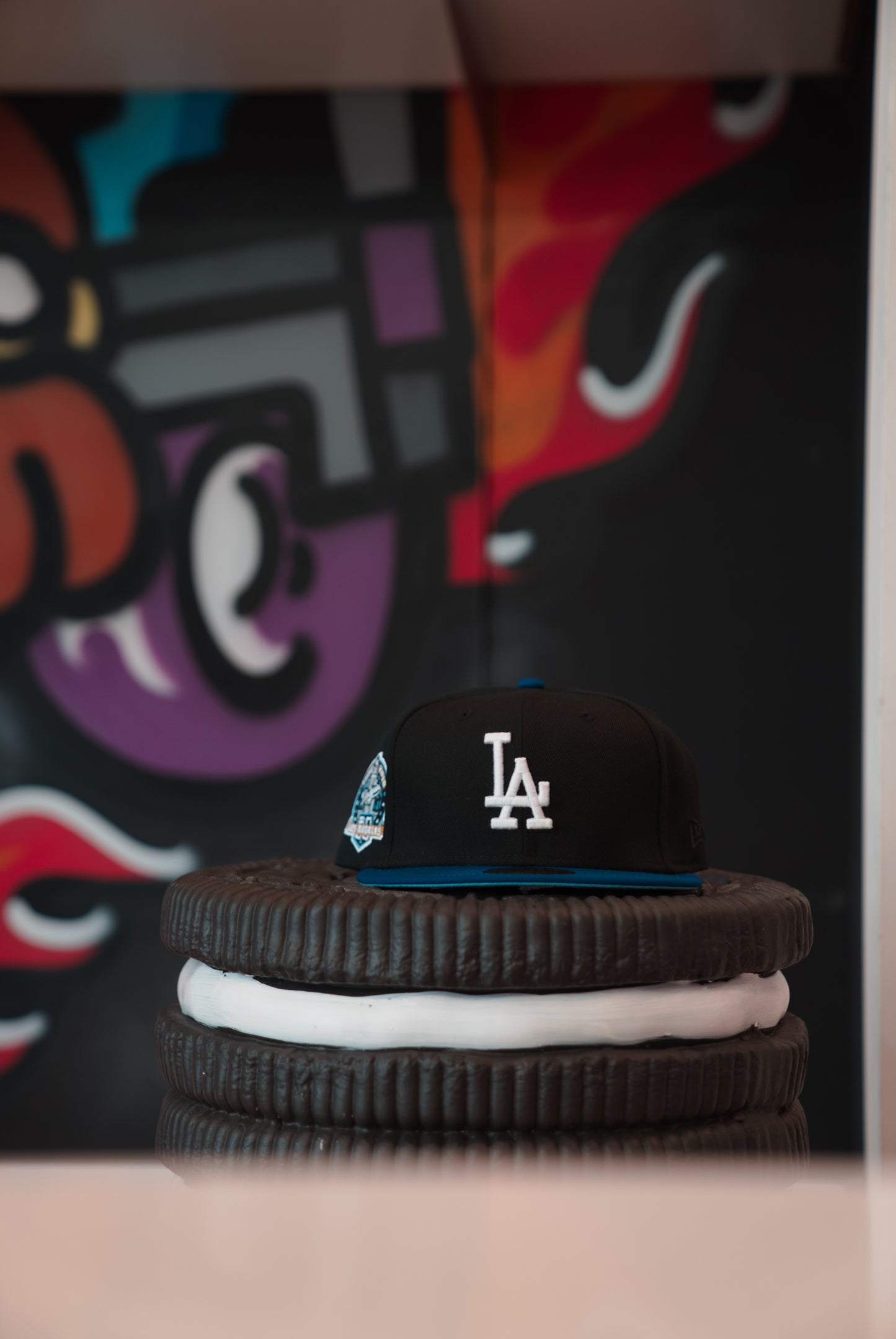 New Era Fitted Los Angeles Dodgers Black/Baby Blue/Blue