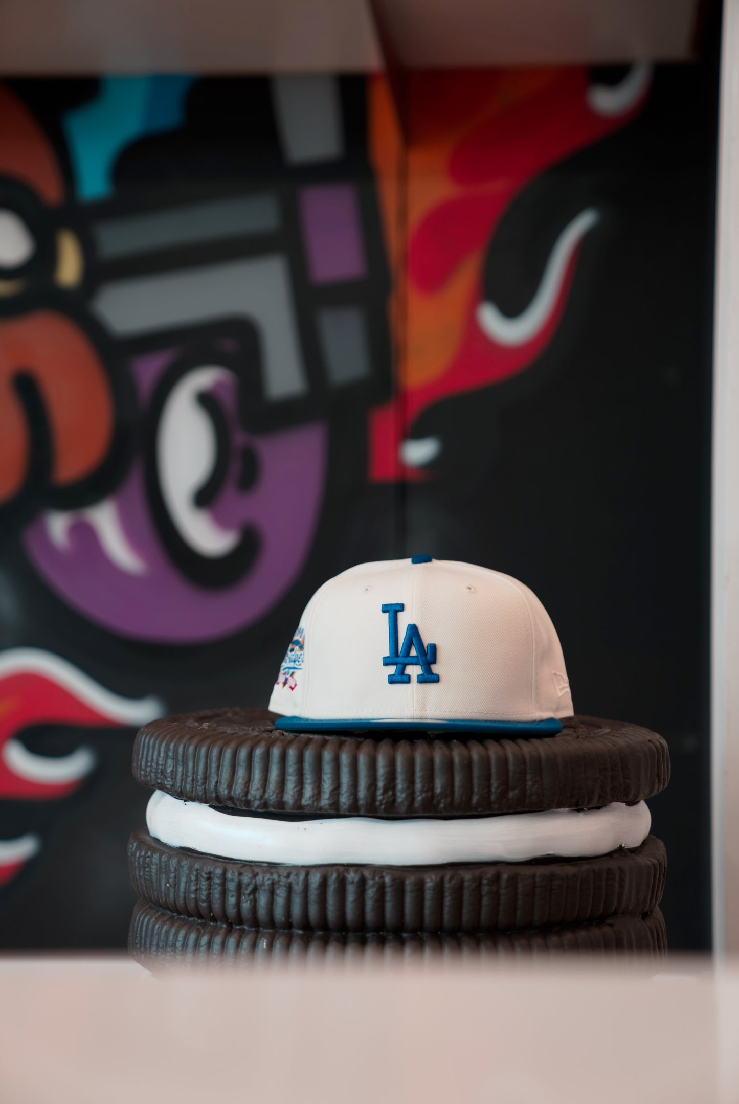 New Era Fitted Los Angeles Dodgers Off-White/Green/Blue