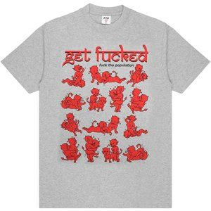 FTP Get Fucked Tee Heather Grey