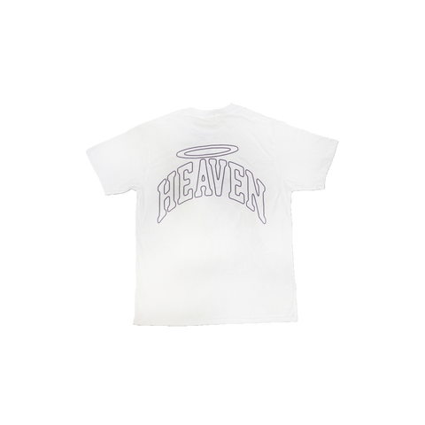 VIRGEN DE GUADALUPE/ARC LOGO TEE (WHITE/BLACK)