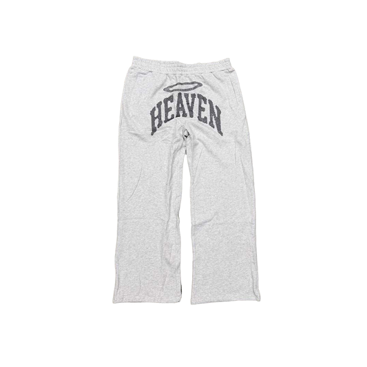 Heaven Rhinestone Relaxed Sweatpants (Grey/Black)