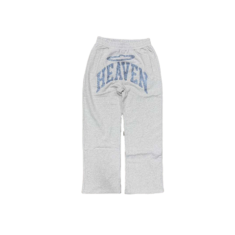 Heaven Rhinestone Relaxed Sweatpants (Grey/Blue)