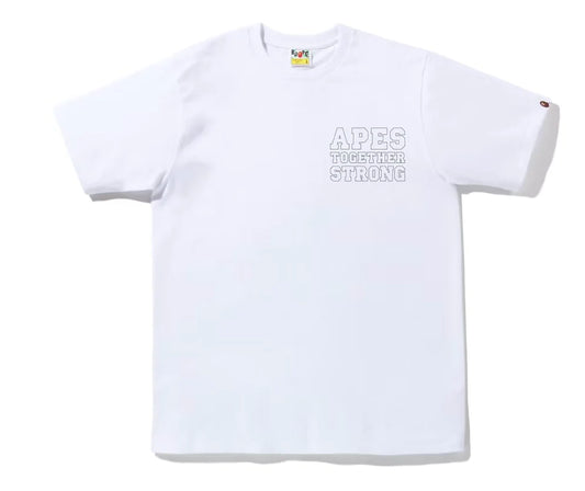 Bape Ape Together Strong Tee White