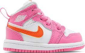 Jordan 1 Mid Pinksicle Safety Orange (TD)