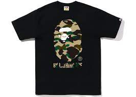 Bape Color Camo By Bathing Ape Tee Black/Yellow