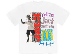 Travis Scott x McDonald's Jack Smile T-shirt White