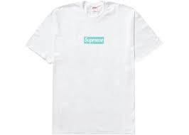 Supreme x Tiffany Box Logo Tee White